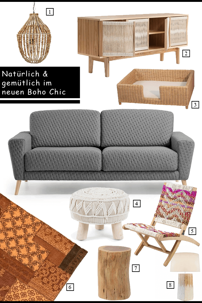 Behagliche Gemütlichkeit mit viel Natürlichkeit: der neue Boho Chic für Ihre Wohnung.